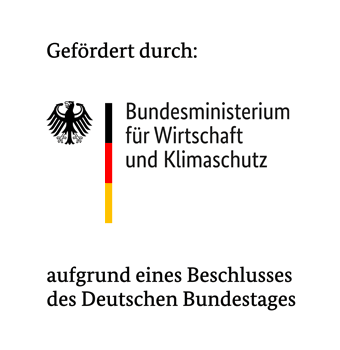 Förderhinweis des Bundesministeriums für Wirtschaft und Klimaschutz